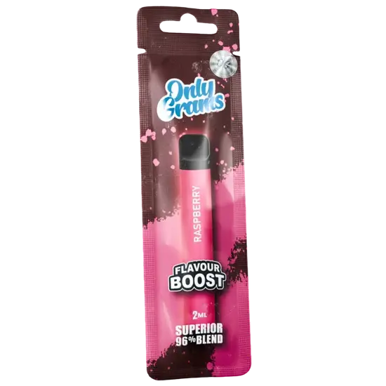 OnlyGrams® Flavour Boost Vape | 2ml Superior Blend | Raspberry