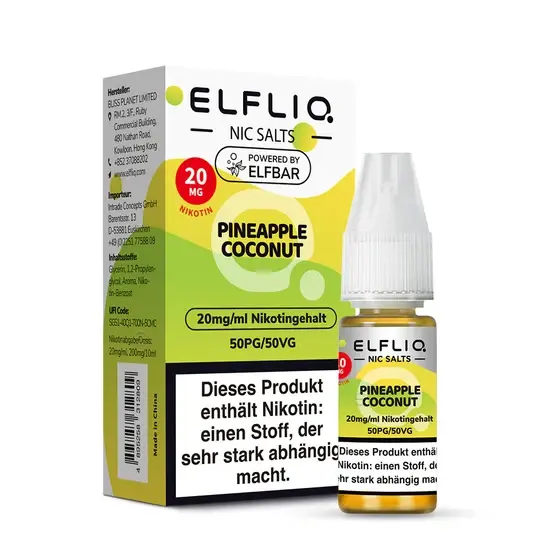ELFLIQ Liquid | Pineapple Coconut 20mg