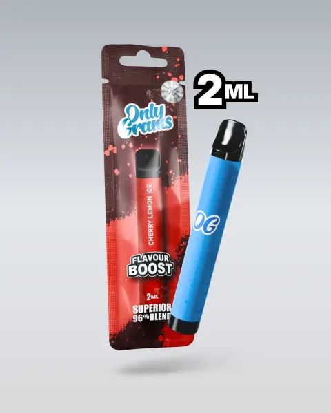 OnlyGrams® Flavour Boost Vape | 2ml Superior Blend | Cherry Lemon Ice