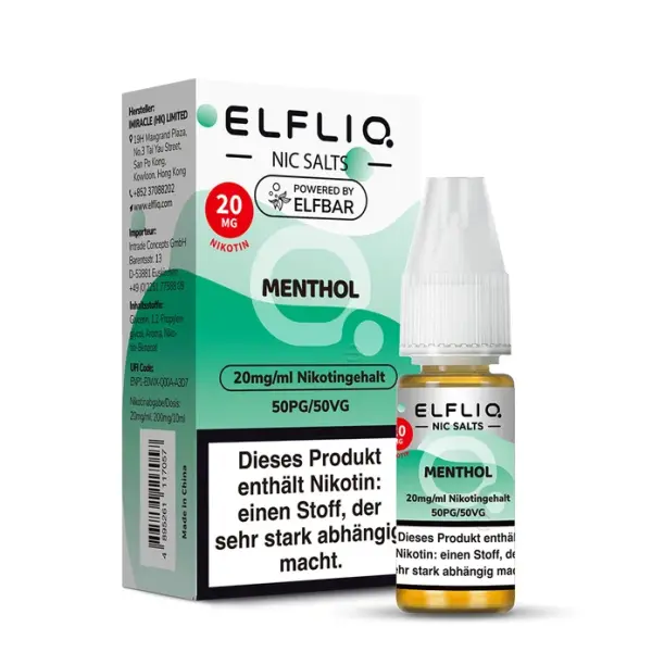 ELFLIQ Liquid | Menthol 20mg