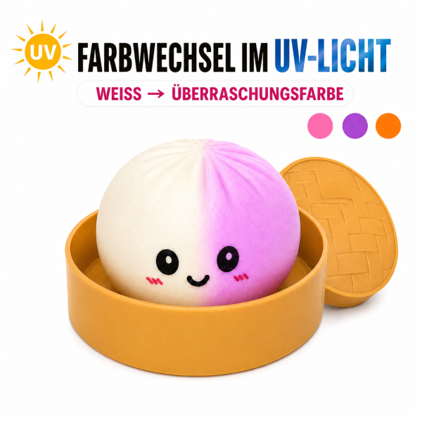 Squishy Mystery Dumpling Hype Spielzeug 8,5 cm | Mit Farbwechsel