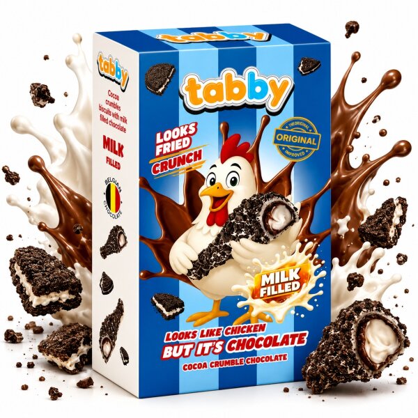 Tabby Milk Cream Chicken Cookies 50g (VE=24 STK.) #1