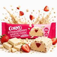 Corny | Protein Crunchy Strawberry White Choc Flavour 45g