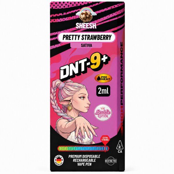 Sheesh DNT-9 Vape Pretty Strawberry 2ml