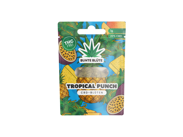 Bunte Blüte | 20% CBD Blüten | Tropical Punch 1g