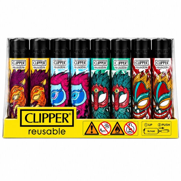 CLIPPER Feuerzeuge | #Motiv09 | VE = 48 Stk.
