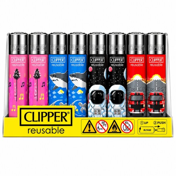 CLIPPER Feuerzeuge | #Motiv17 | VE = 48 Stk.