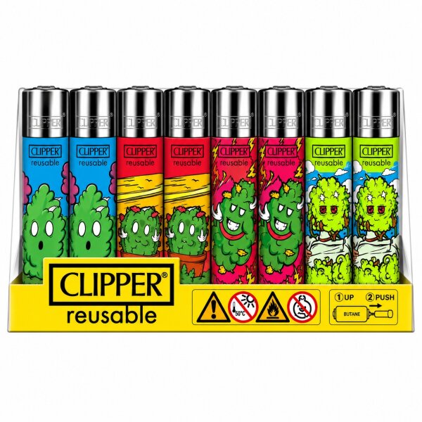 CLIPPER Feuerzeuge | #Motiv1 | VE = 48 Stk.