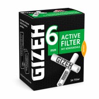 Gizeh Black Filter Aktiv-Kohle 6mm (VE=10 STK)