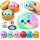Squishy Mystery Dumpling Hype Spielzeug 8,5 cm | LED Glitzer