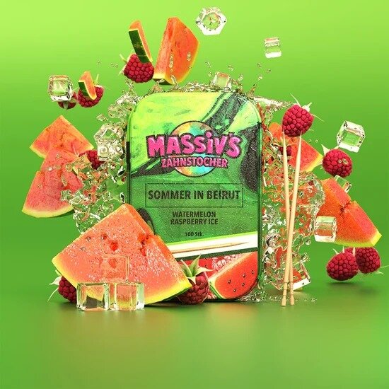 Massivs Zahnstocher Sommer in Beirut (Watermelon Raspberry Ice)