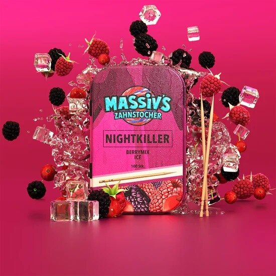 Massivs Zahnstocher Nightkiller (Berrymix Ice)