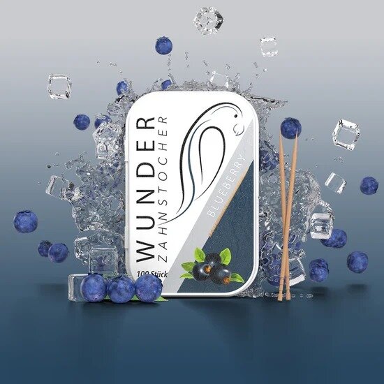 Wunder Zahnstocher Blaubeere