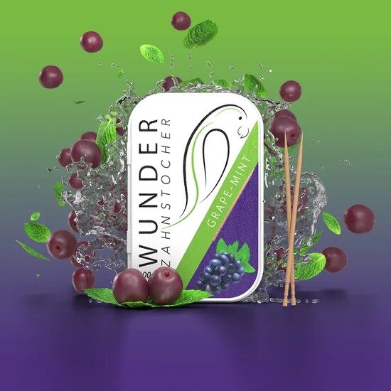 Wunder Zahnstocher Traube Minze