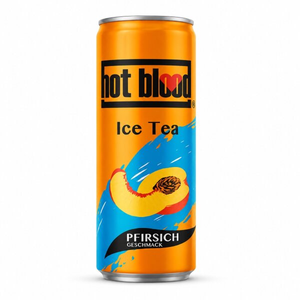 Hot Blood Ice Tea | Peach | 330ml - VE = 24 Stk.