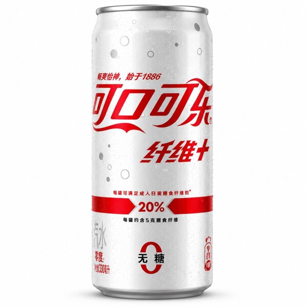 Coca Cola China | Fiber | 330ml - VE = 24 Stk.