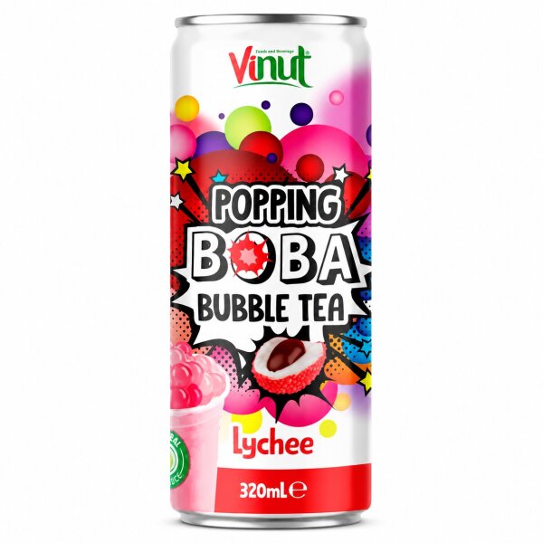 Vinut Bubble Tea | Lychee | 320ml - VE = 24 Stk.