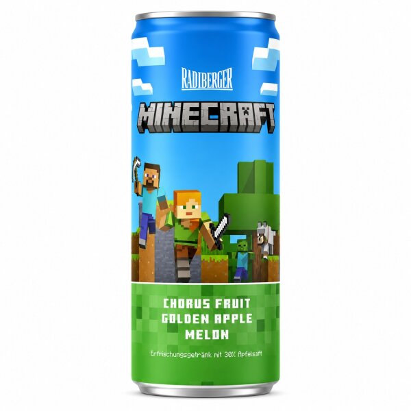 Minecraft Drink | Golden Apple Melon | 330ml - VE = 24 Stk.