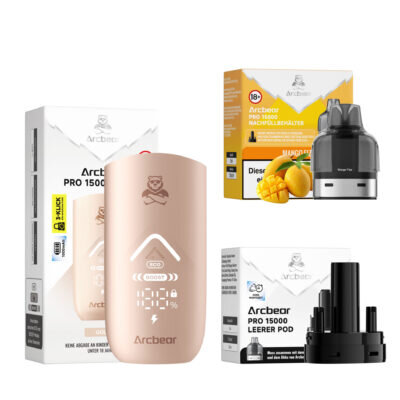 Arcbear Pro 15000 | Starter Kit | Mango Fizz