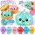 Squishy Mystery Dumpling 5 cm | Glitzer Stars Einhorn