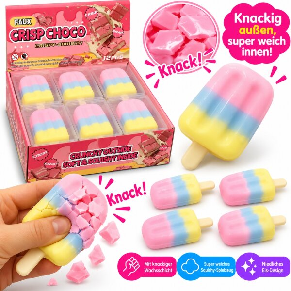 Crispy Wax Squishy | Eis am Stiel | VE = 12 Stk.