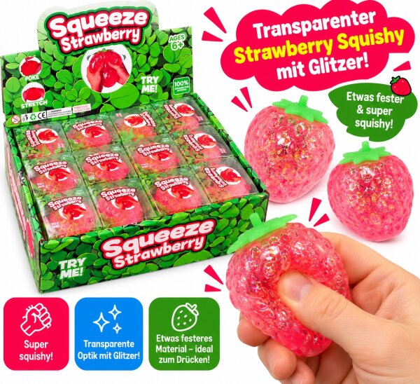 Squishy | Strawberry | VE = 12 Stk