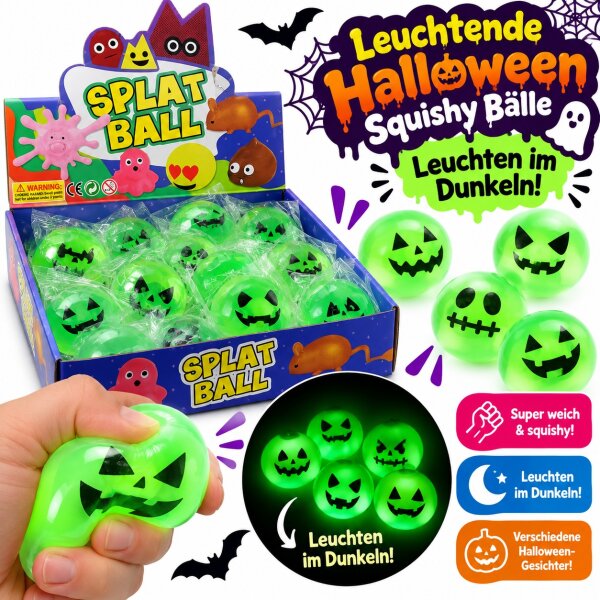 Squishy | Halloween Face | VE = 12 Stk