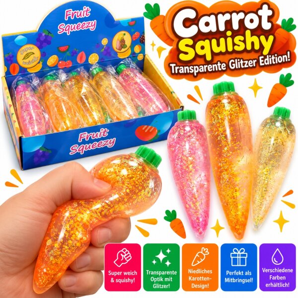 Stretchy Squishy | Karotten | VE = 12 Stk