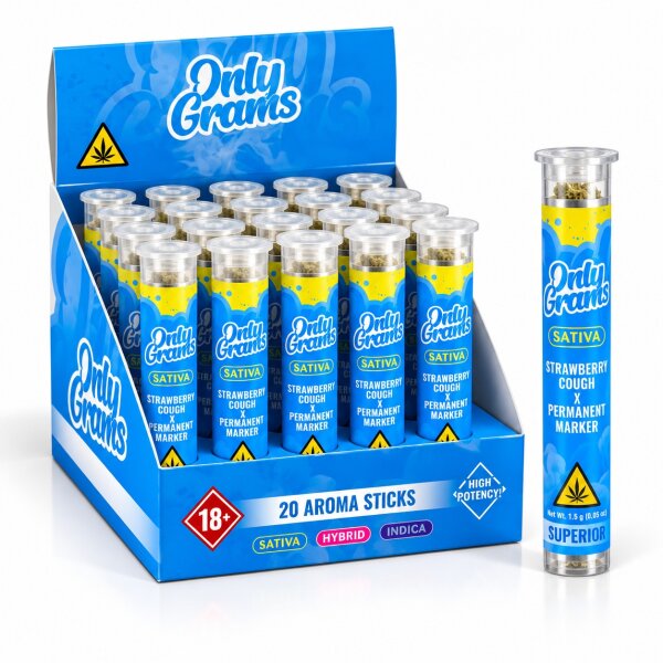 OnlyGrams® | Superior Pre-Rolls | Strawberry Cough x Permanent Marker 1,5g