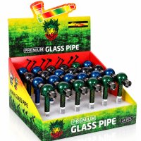 Wildfire Pfeife Glas Kugel | Carbon | VE = 24 Stk.