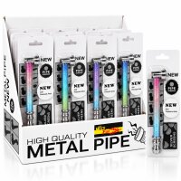 Wildfire Pfeife Aluminium | Glitter | VE = 16 Stk.