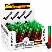 Wildfire Pfeife Glas | Rainbow | VE = 30 Stk.