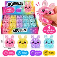 Squishy | Glitzer Hase | VE = 24 Stk