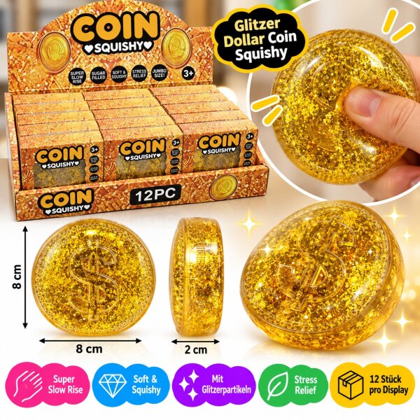 Squishy | Dollar Coin | VE = 12 Stk