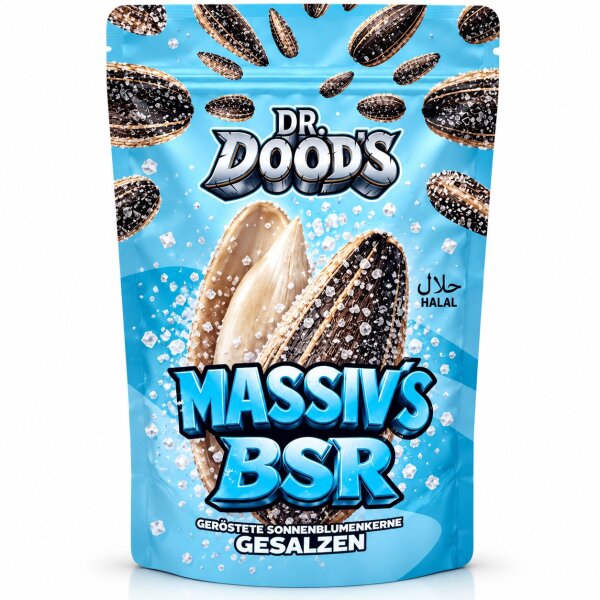 Dr. Dood‘s Massiv BSR | Geröstete Sonnenblumenkerne | Gesalzen 100g