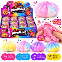 Crispy Wax Dumpling 8,5 cm | Rainbow | VE = 12 Stk