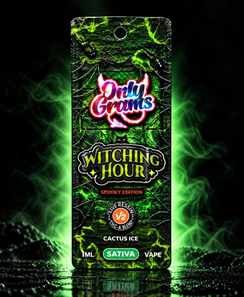 OnlyGrams® Halloween Superior Edition Vape | VORVERKAUF VERSAND AM 15.10.2026 | Witching Hour (Cactus Ice)