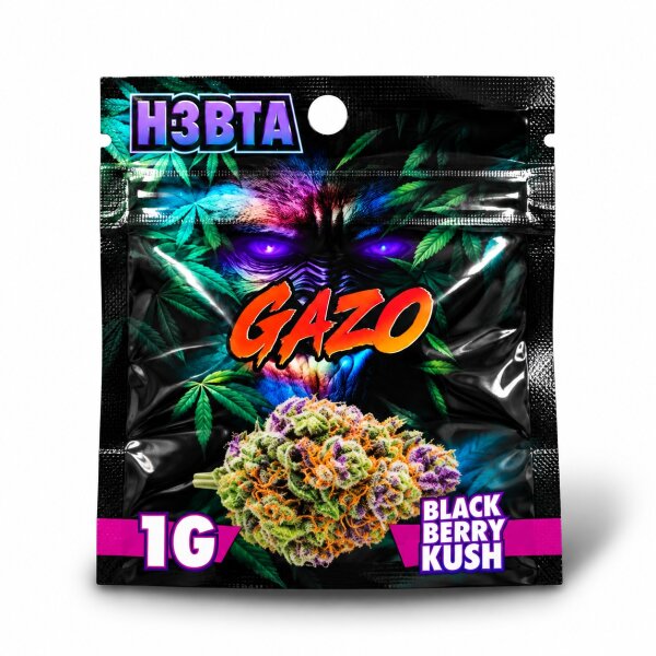 Gazo H3BTA Blüten | Blackberry Kush 1g
