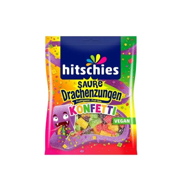 Hitschies | Saure Drachenzungen | Konfetti 125g