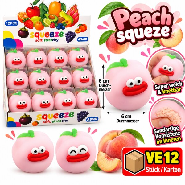 Kopie von Crunchy Squishy | Peach | VE = 12 Stk #1