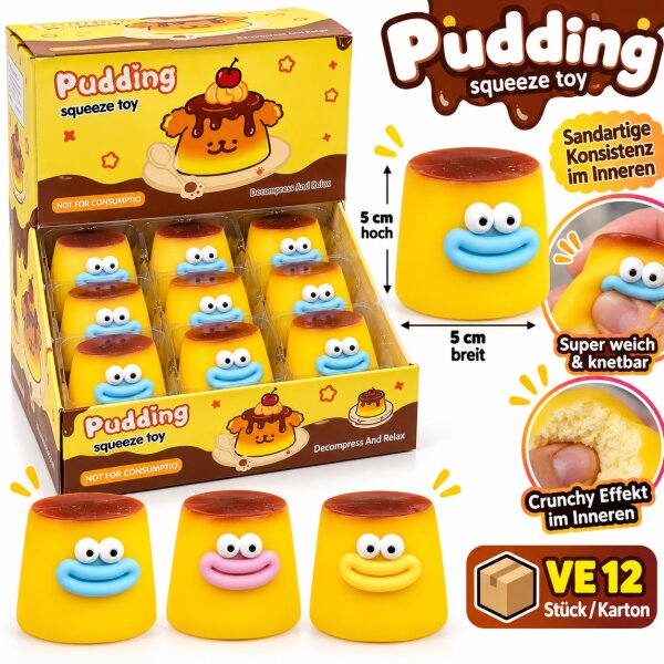 Crunchy Squishy | Pudding | VE = 12 Stk