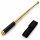 Teleskopschlagstock Gold mit Gummigriff | 52,5 cm