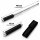 Teleskopschlagstock Silber mit Gummigriff | 40cm