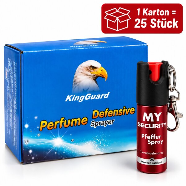 Pfefferspray / Tierabwehrspray | Gas 25ml mit Schlüsselanhänger