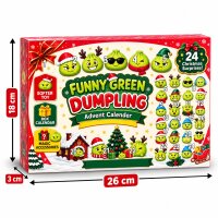 Adventskalender mit 24 Überraschungen Grün | Squishy Dumplings