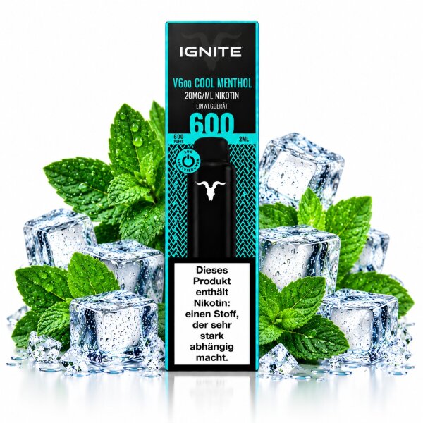 Ignite | Einweg E-Zigarette | Cool Menthol