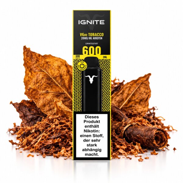 Ignite | Einweg E-Zigarette | Tobacco