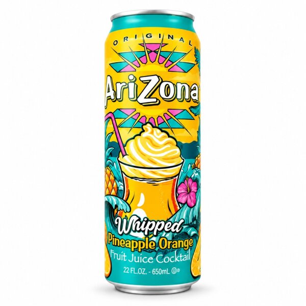 AriZona | Whipped Pineapple Orange 650ml | VE = 24 Stk.